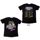 Fleetwood Mac Unisex T-Shirt: On Tour (Black) (Back Print)