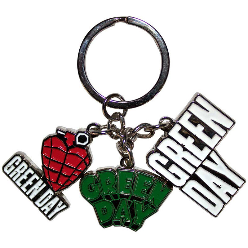 Green Day (Logo Charms) Metal Keychain