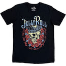 Jelly Roll Unisex T-Shirt: Skull Rose (Black)