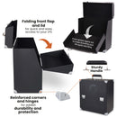 Legend Vinyl - Vinyl Record Storage Case Front Opening Holds Up To 35 LPs