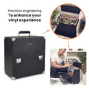 Legend Vinyl - Vinyl Record Storage Case Front Opening Holds Up To 35 LPs