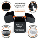 Legend Vinyl - LP storage case with double hinges (50 Lp's)