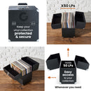 Legend Vinyl - LP storage case with double hinges (50 Lp's)