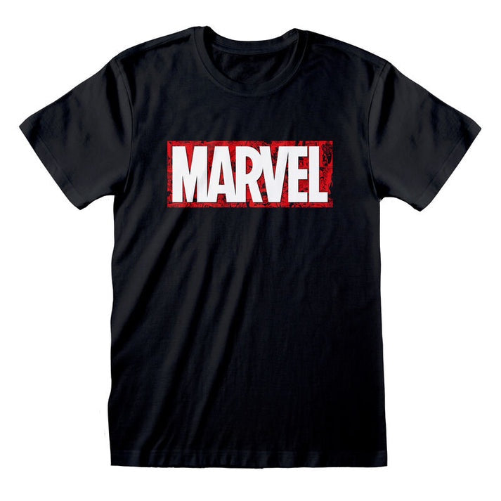 Marvel Comics (Logo) Unisex Black T-Shirt