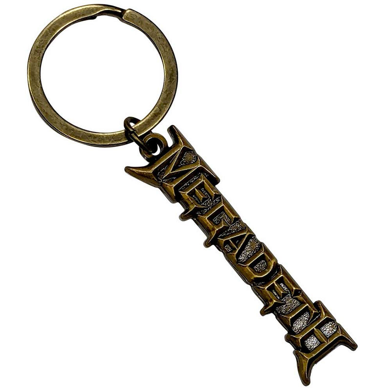 Megadeth (Gold Logo) Metal Keychain