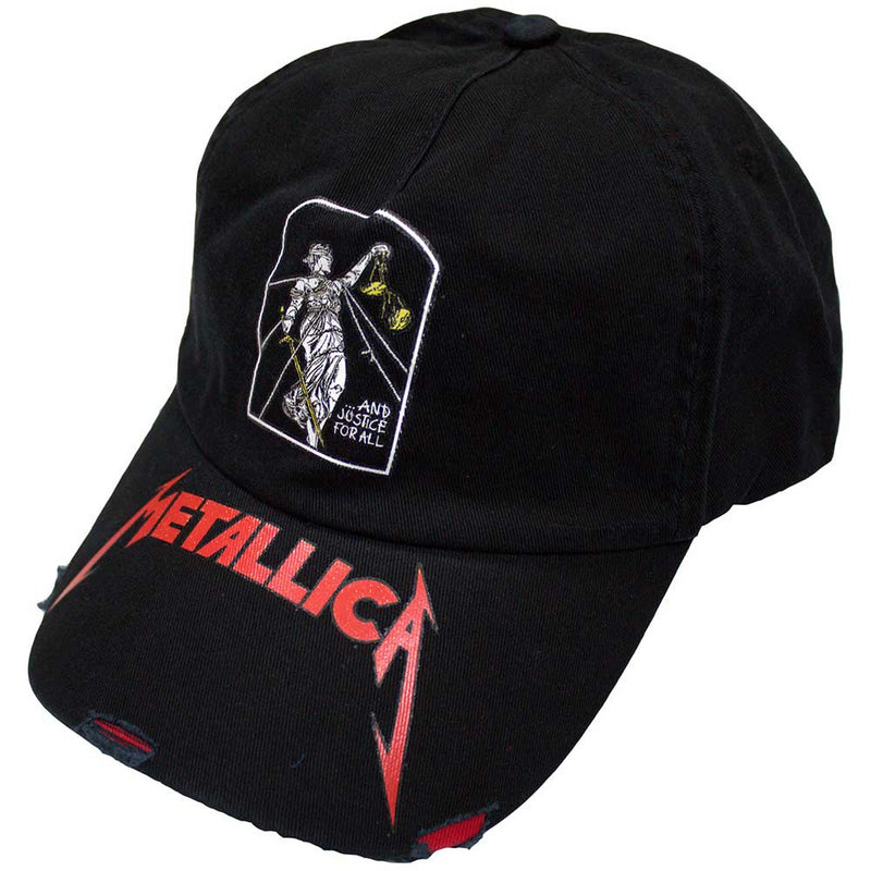 Metallica Unisex Baseball Cap: And Justice For All Tombstone