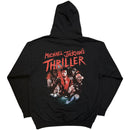 Michael Jackson Unisex Pullover Hoodie: Thriller Zombies (Black) (Back Print)