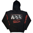 Michael Jackson Unisex Pullover Hoodie: Thriller Zombies (Black) (Back Print)