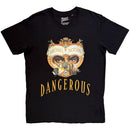 Michael Jackson Unisex T-Shirt: Dangerous World Tour (Black) (Back Print)
