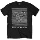 Mickey Mouse Unisex T-Shirt: Unknown Pleasures (Black)