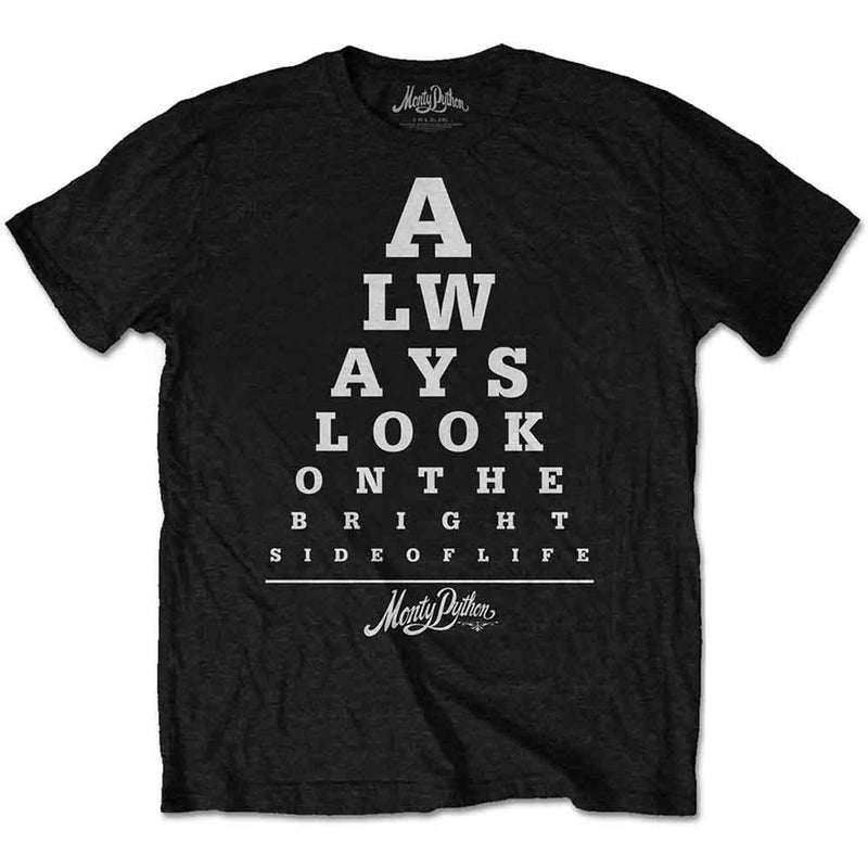Monty Python Unisex T-Shirt: Bright Side Eye Test (Black)