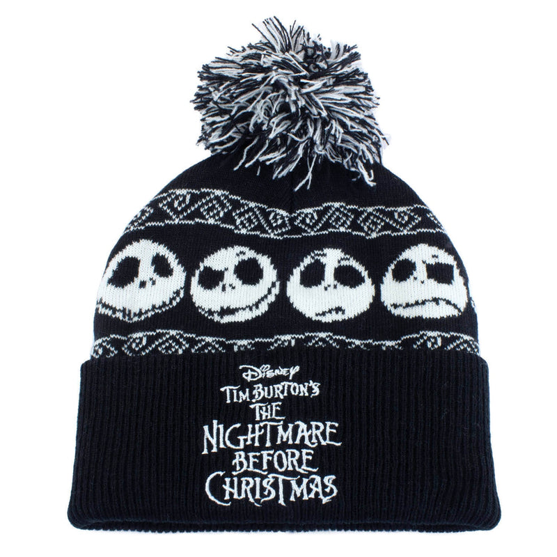 Nightmare Before Christmas (Basic Snow) Unisex Beanie Pom