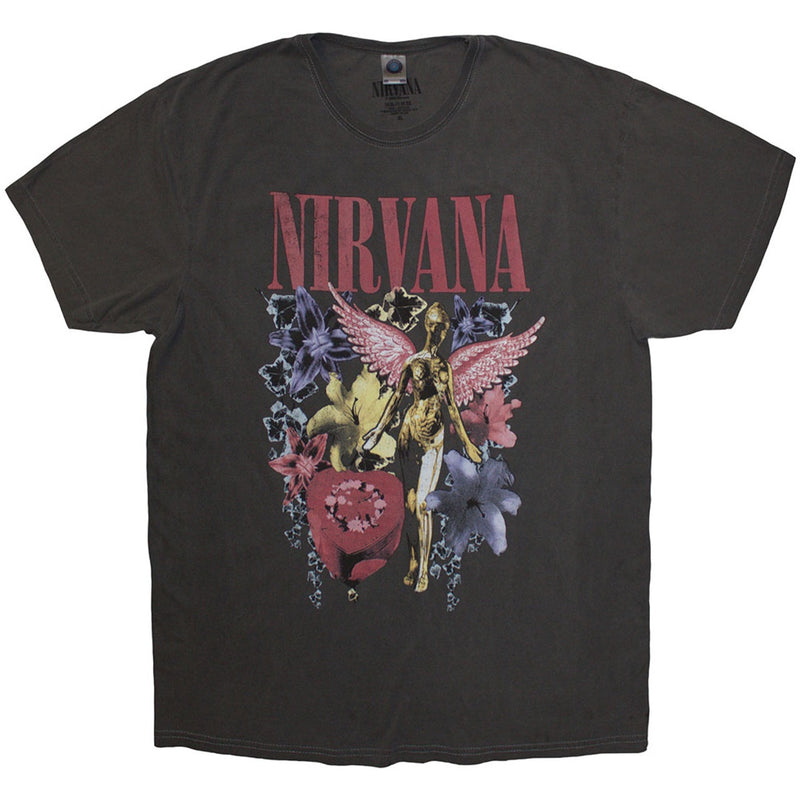 Nirvana In Utero (Vintage Collage) Stonewash Unisex T-Shirt