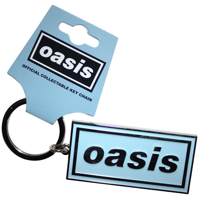 Oasis (Logo Enamel In-Fill) Sky Blue Keychain