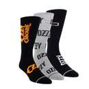 Ozzy Osbourne Unisex Sock Gift Box: (3 per pack) Logos (Multicolour) (UK Size 6.5 - 11)