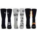 Ozzy Osbourne Unisex Sock Gift Box: (3 per pack) Logos (Multicolour) (UK Size 6.5 - 11)