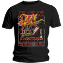 Ozzy Osbourne Unisex T-Shirt: Diary of a Madman Tour (Black)