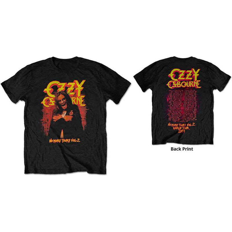 Ozzy Osbourne Unisex T-Shirt: No More Tears Vol. 2. (Black) (Back Print & Collectors Edition)