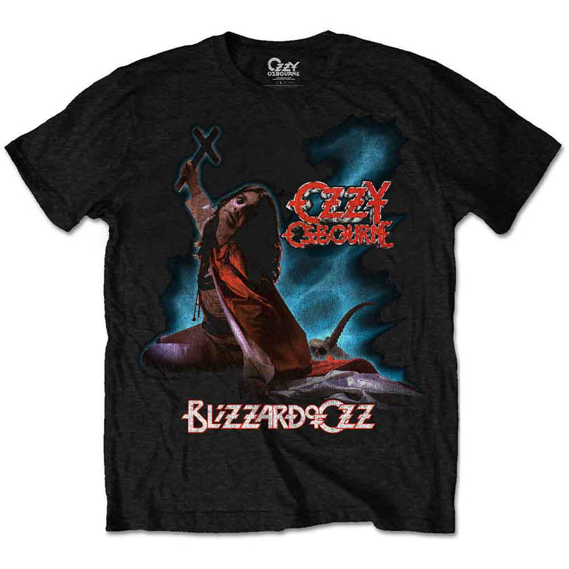 Ozzy Osbourne Unisex T-Shirt: Blizzard of Ozz (Black)