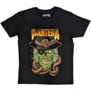 Pantera Unisex T-Shirt: Snake & Skull (Black)