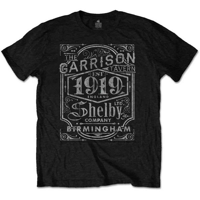 Peaky Blinders Unisex T-Shirt: Garrison Pub (Black)
