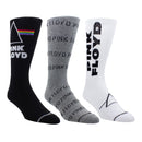 Pink Floyd Unisex Sock Gift Box: Logos (Multicolour) (UK Size 6.5 - 11)