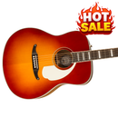 Fender California Vintage Palomino with Case, Aged White Pickguard, Sienna Sunburst