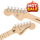 Squier Affinity Stratocaster, Maple Fingerboard, White Pickguard, Black