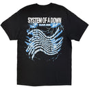 System Of A Down Unisex T-Shirt: Hand/Globe Tour '26 (Black) (Back Print & Ex-Tour)