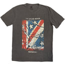 The Stone Roses Unisex Stone Wash T-Shirt: Waterfall Jumbo-Print Stone Wash (Charcoal Grey)