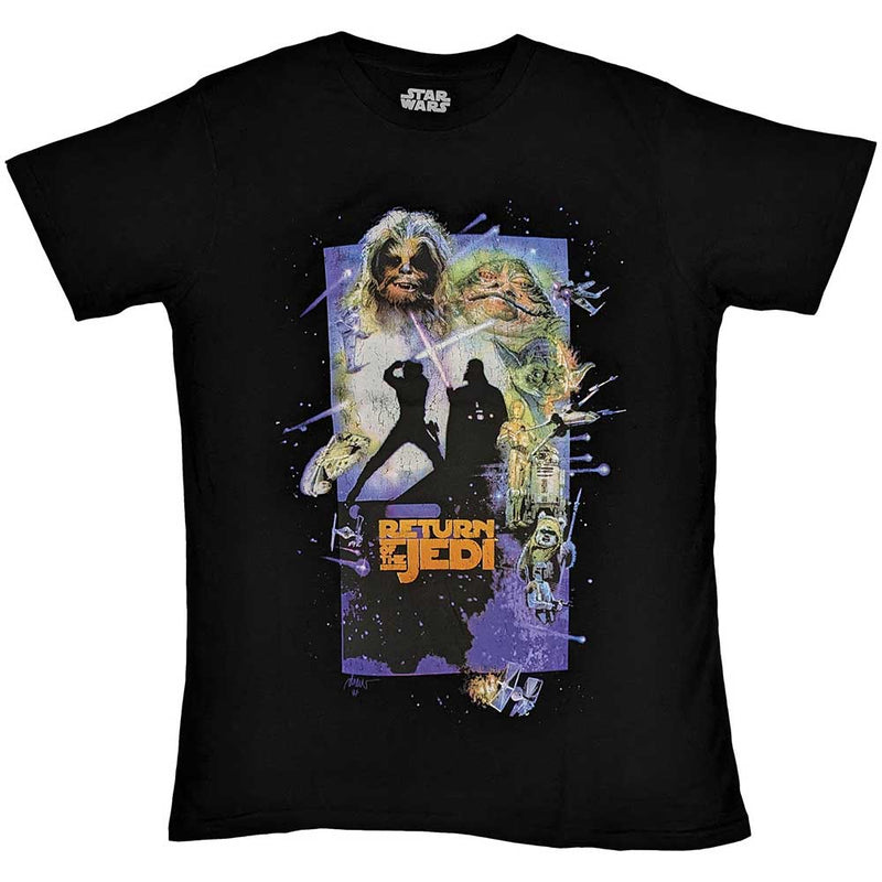 Star Wars (Return of The Jedi Poster) Black Unisex Poster