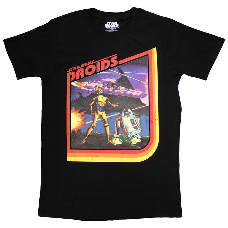 Star Wars Unisex T-Shirt: Droids (Black)