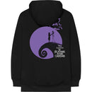 The Nightmare Before Christmas Unisex Pullover Hoodie: Moonlight (Black) (Back Print)