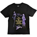 The Nightmare Before Christmas Unisex T-Shirt: Purple Characters (Black) (Embellished)