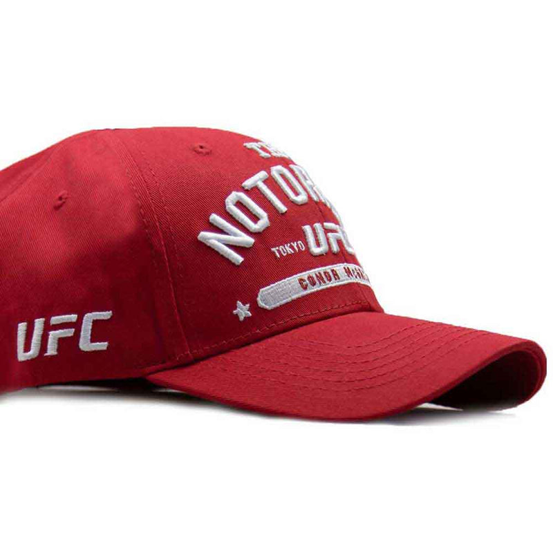 Tokyo Time (Notorious Mcgregor White Logo) Red Snapback Cap