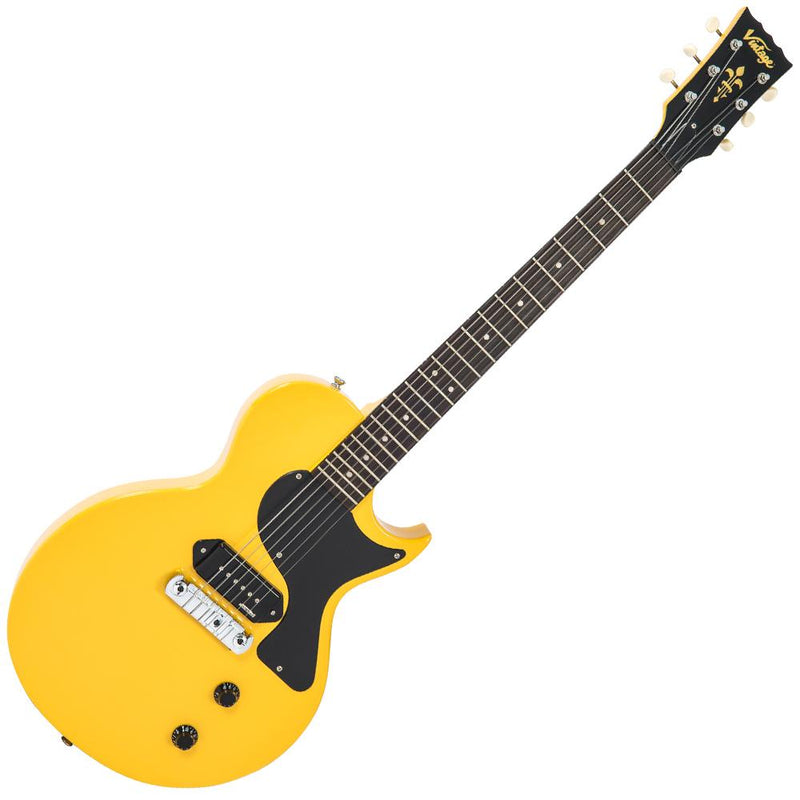Vintage V120 Reissued Electric Guitar. TV Yellow