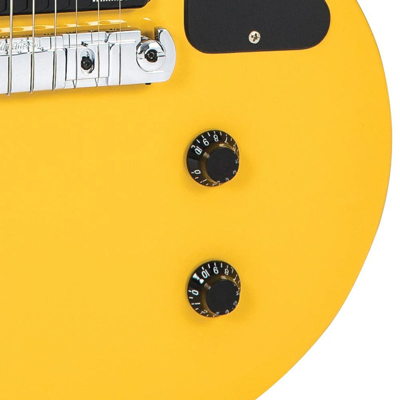 Vintage V120 Reissued Electric Guitar. TV Yellow