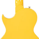Vintage V120 Reissued Electric Guitar. TV Yellow