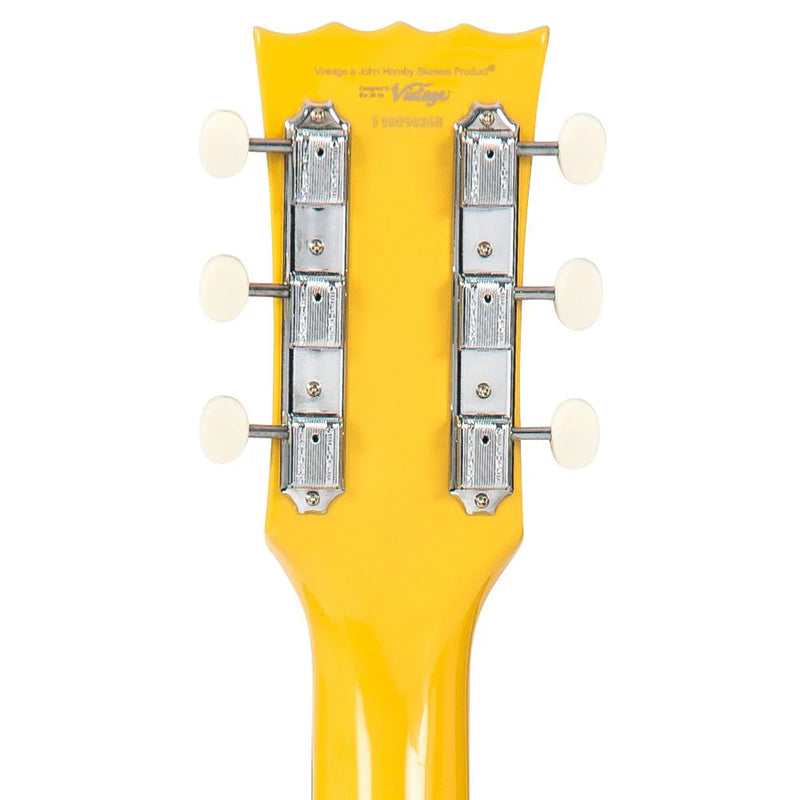 Vintage V120 Reissued Electric Guitar. TV Yellow