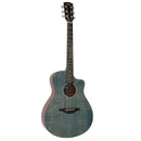 Vintage VC300 Pacific Coast Series Acoustic Guitar . Denim Blue