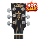 Vintage Stage Series VE1800N  'Parlour' Electro-Acoustic Guitar ~ Natural