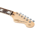 Vintage Revo Elektra Electro Acoustic Guitar. Black Silk