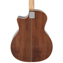 Vintage Revo Elektra Electro Acoustic Guitar. Black Silk