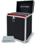 Vinyl Tonic VT02B 12" Black LP Storage Case With Microfibre Cloth
