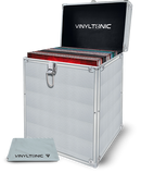 Vinyl Tonic VT02S 12" Silver LP Storage Case With Microfibre Cloth