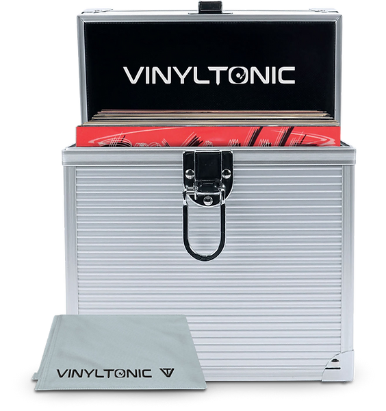 Vinyl Tonic VT05S 7" Vinyl Storage Case With Cloth - Silver