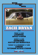 Zach Bryan (Heaven on Tour 2026) A3 Premium Framed Print