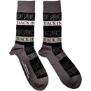 AC/DC Unisex Ankle Socks: Back In Black (Black) (UK Size 7 - 11) - The Musicstore UK