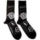 AC/DC Unisex Ankle Socks: Icons (Black) (UK Size 7 - 11) - The Musicstore UK