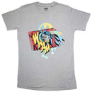 Batman (Wham!) DC Comics Grey Unisex T-Shirt - The Musicstore UK